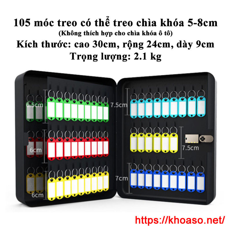 Hộp đựng khóa 20 chìa