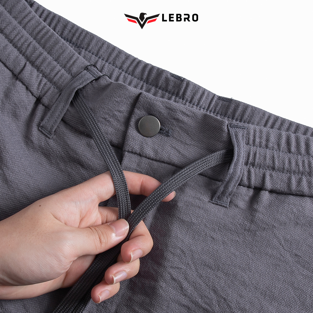 Quần đũi short nam, quần đùi đũi nam, quần sooc đũi nam chất liệu Linen cao cấp chất liệu thoáng mát LEBRO QSD23-01