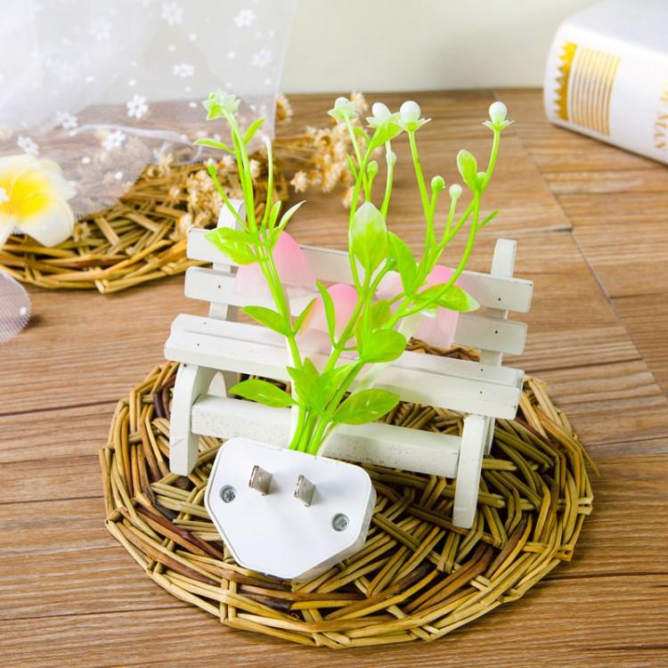 Đèn ngủ chậu hoa nấm