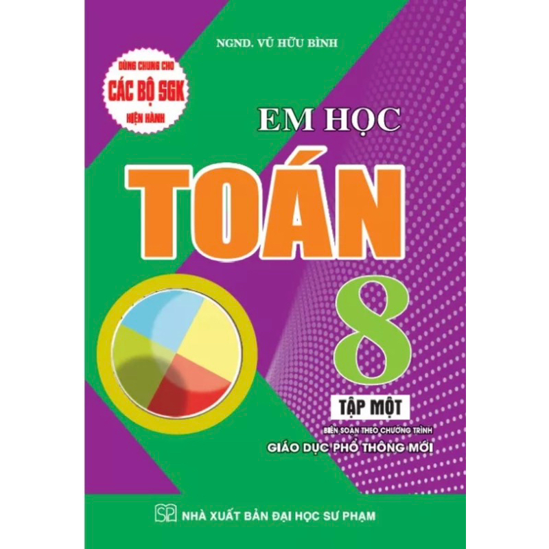 Combo Em Học Toán + Bài Tập Em Học Toán Lớp 8 (Dùng Chung Cho Các Bộ SGK Mới Hiện Hành - Bộ 4 Cuốn)