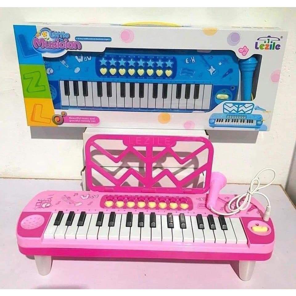 Đồ Chơi Đàn Piano Cho Bé Trai- Bé gái -Có Đèn Nhạc Và Micro Chuẩn Âm- Kích hoạt ngôn ngữ-Tự tin cho con- Từ 1-6 tuổi