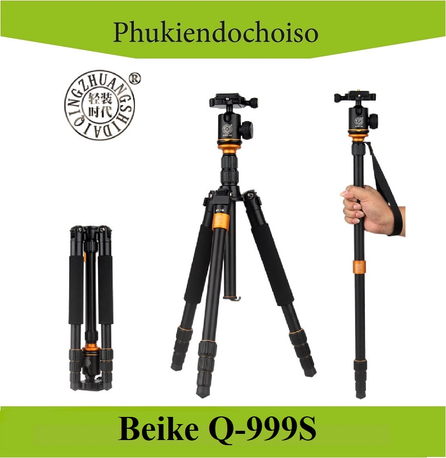 Chân máy ảnh Beike QZSD 999 version 2020, Hàng chính hãng