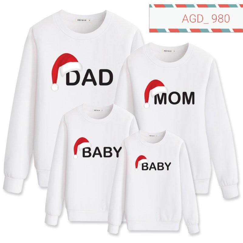 Áo nỉ gia đình noel - MÃ AGD980