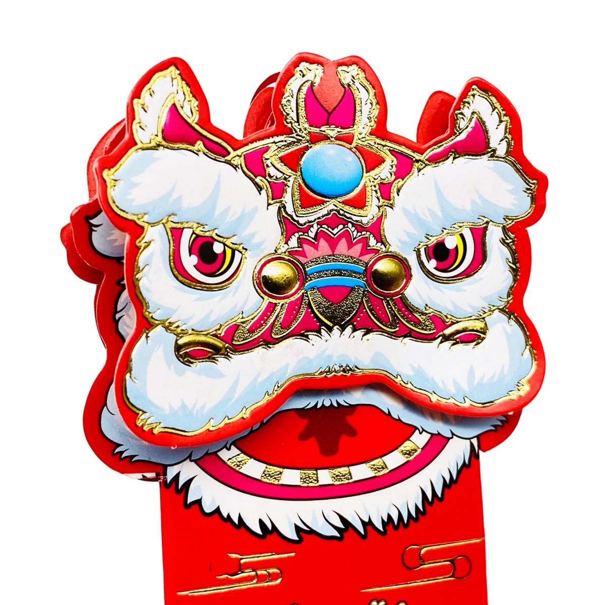 Bộ 6 Dây Treo Đầu Lân Trang Trí Tết - YD008