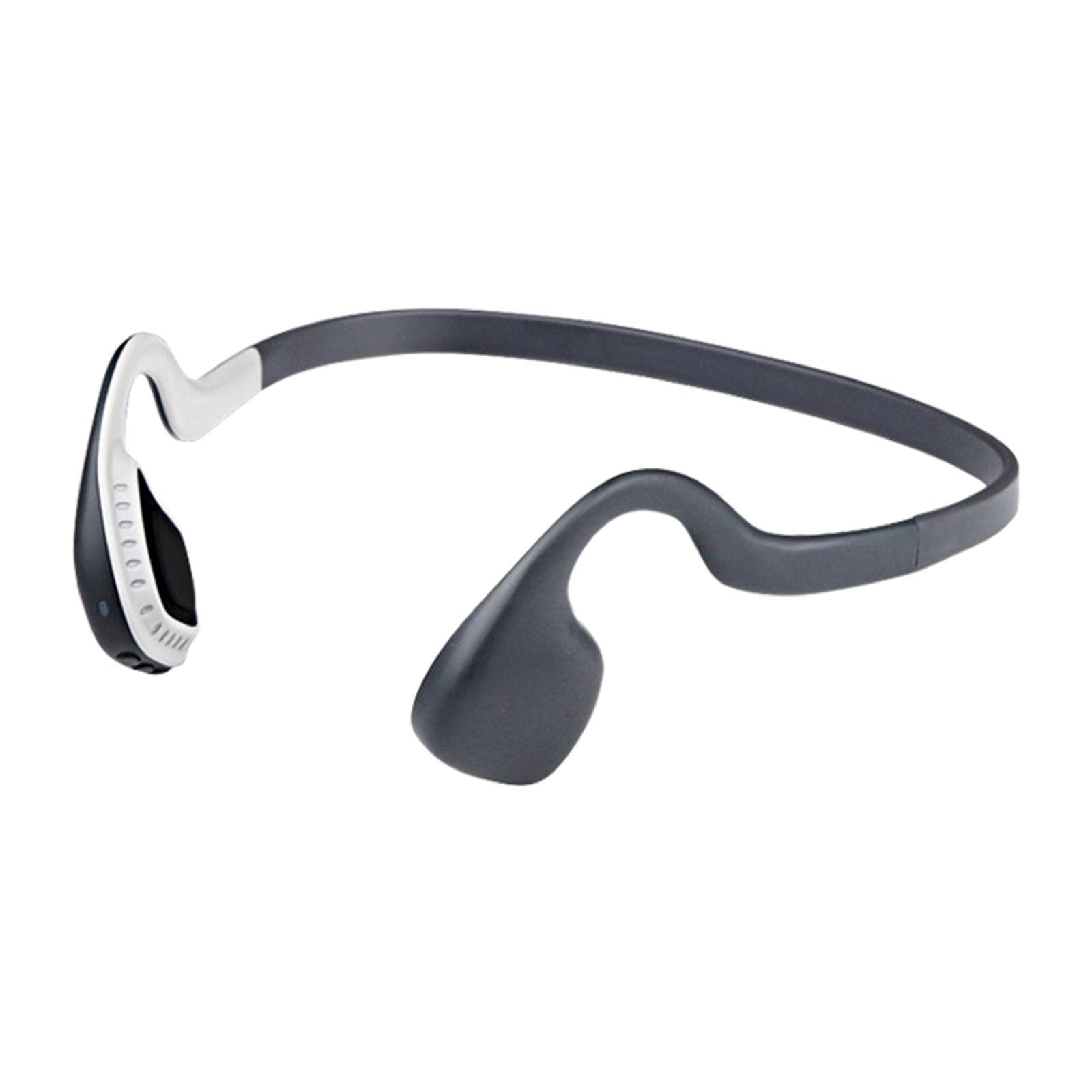 Conduction Wireless Bluetooth Headphones W/Mic Handsfree Earphone for Sports