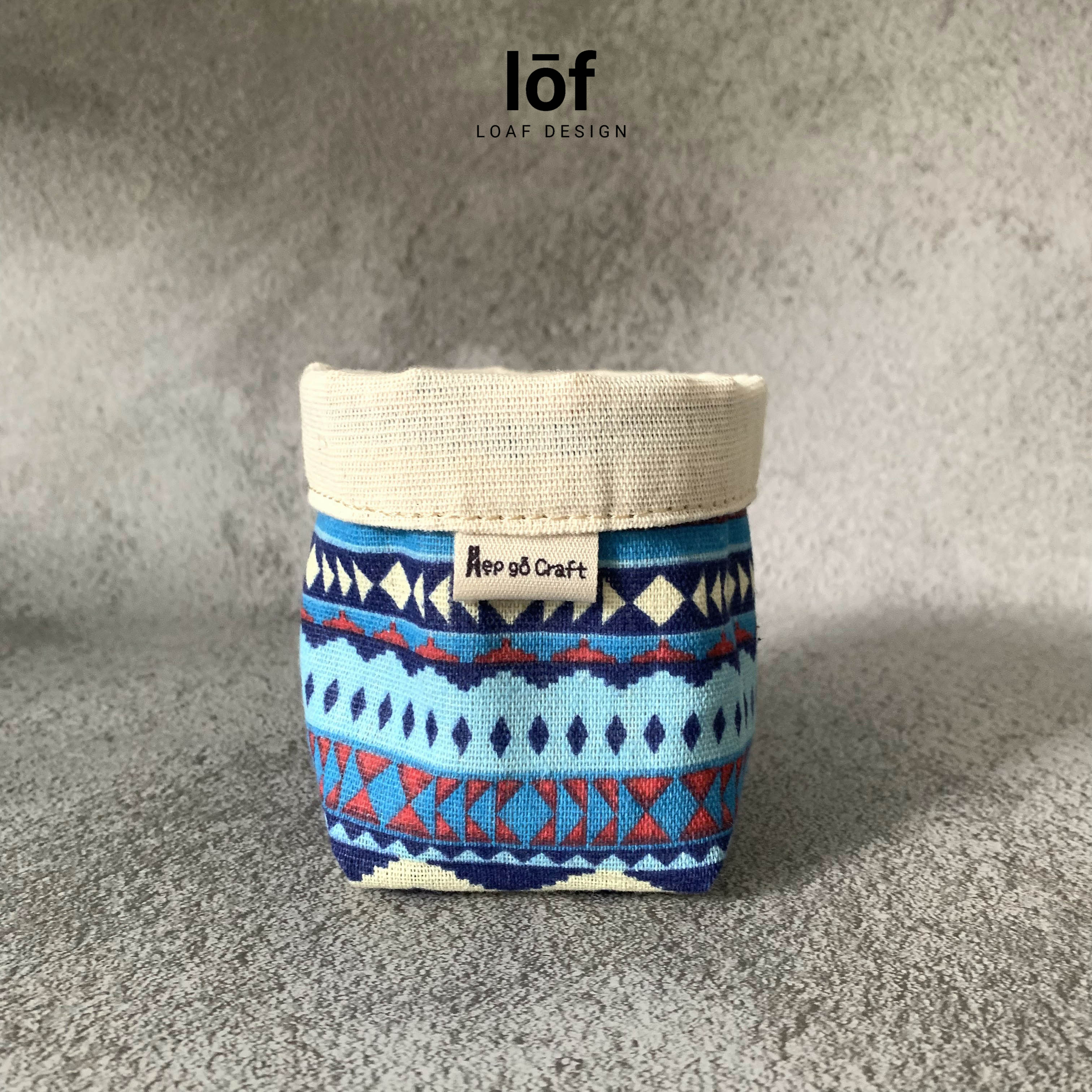 Chậu vải trồng cây để bàn Loaf Design