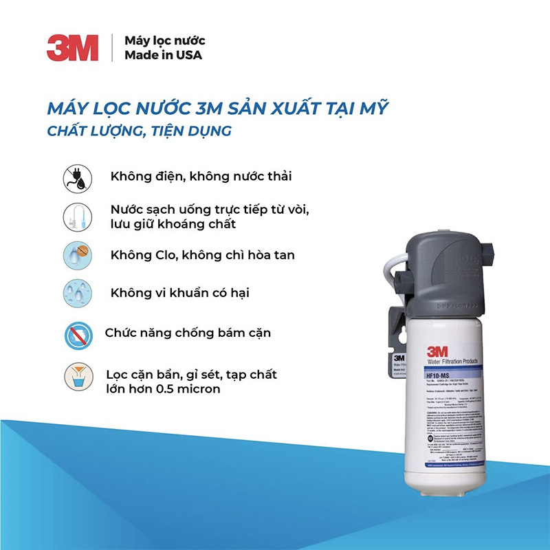 Máy Lọc Nước 3M BREW110-MS | BREW120-MS | ICE140-S Chuẩn Nước Khoáng Uống Trực Tiếp - Nhập Khẩu Mỹ, Hàng Chính Hãng 3M - BREW110MS BREW120MS ICE140S HF10-MS HF20-MS HF40-S