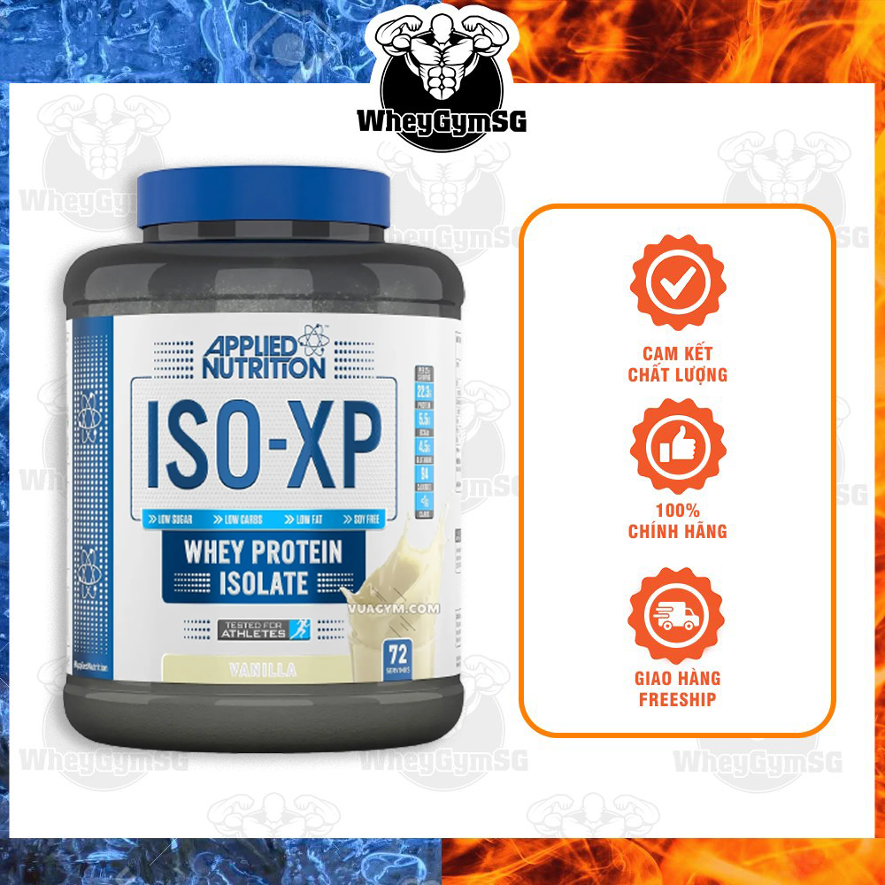 Applied Nutrition Iso Xp 100% Whey isolate Protein Tinh Khiết Cao, Sữa Tăng Cơ Cho Người Tập Thể Hình 4Lbs (1,8kg)
