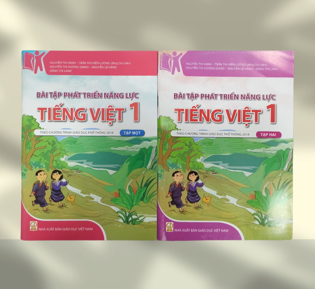 Combo Bài Tập Phát Triển Năng Lực Tiếng Việt Lớp 1 Tập 1+2