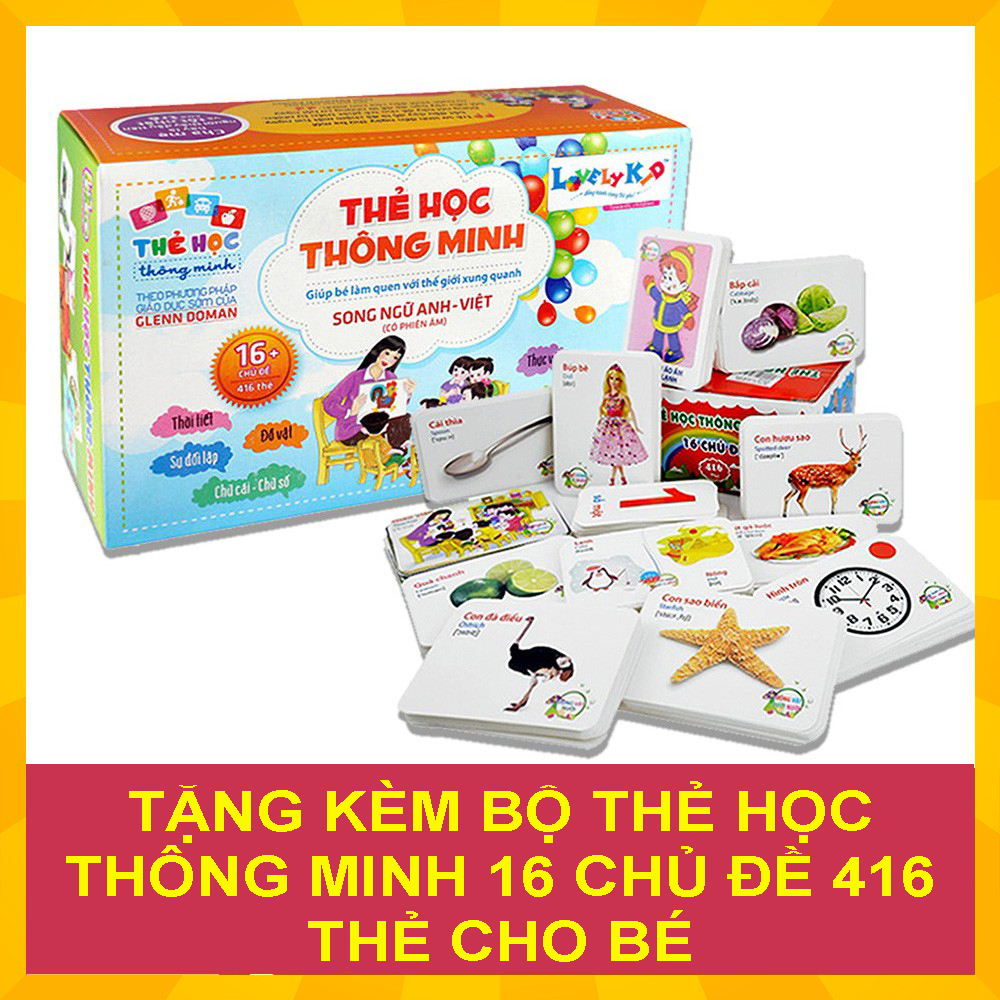 Xe Đẩy Thông Minh 4 Bánh Gấp Gọn Cho Bé V5-B Đảo Chiều, Có Mái Che Nắng - TẶNG KÈM BỘ THẺ HỌC THÔNG MINH 16 CHỦ ĐỀ 416 THẺ CHO BÉ, Xe Đẩy Cho Bé, Xe Đẩy Trẻ Em, Xe Đẩy Du Lịch