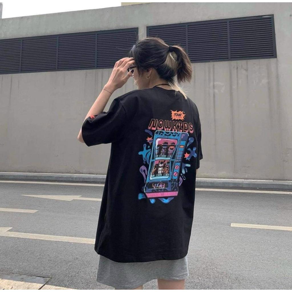 Áo thun unisex tay lỡ NOW VENDING MACHINE || Hany shop