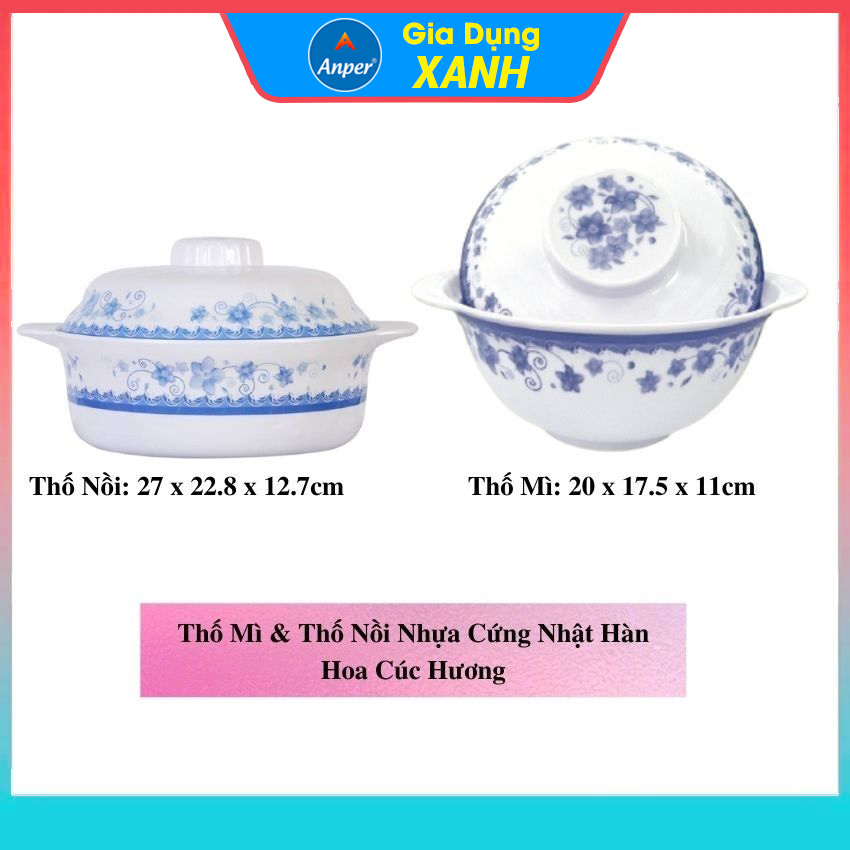 Thố nồi tô nhựa  20cm  - 27 cm  thố tô nhựa cao cấp  Anper Nhựa Nhật Hàn  Melamine Cứng  An Toàn Sang Trọng ,  Bát Chén Tô Đĩa Thố Dùng Gia Đình Và Nhà Hàng bát đĩa nhựa bộ chén dĩa tô đẹp  tô nhựa cao cấp