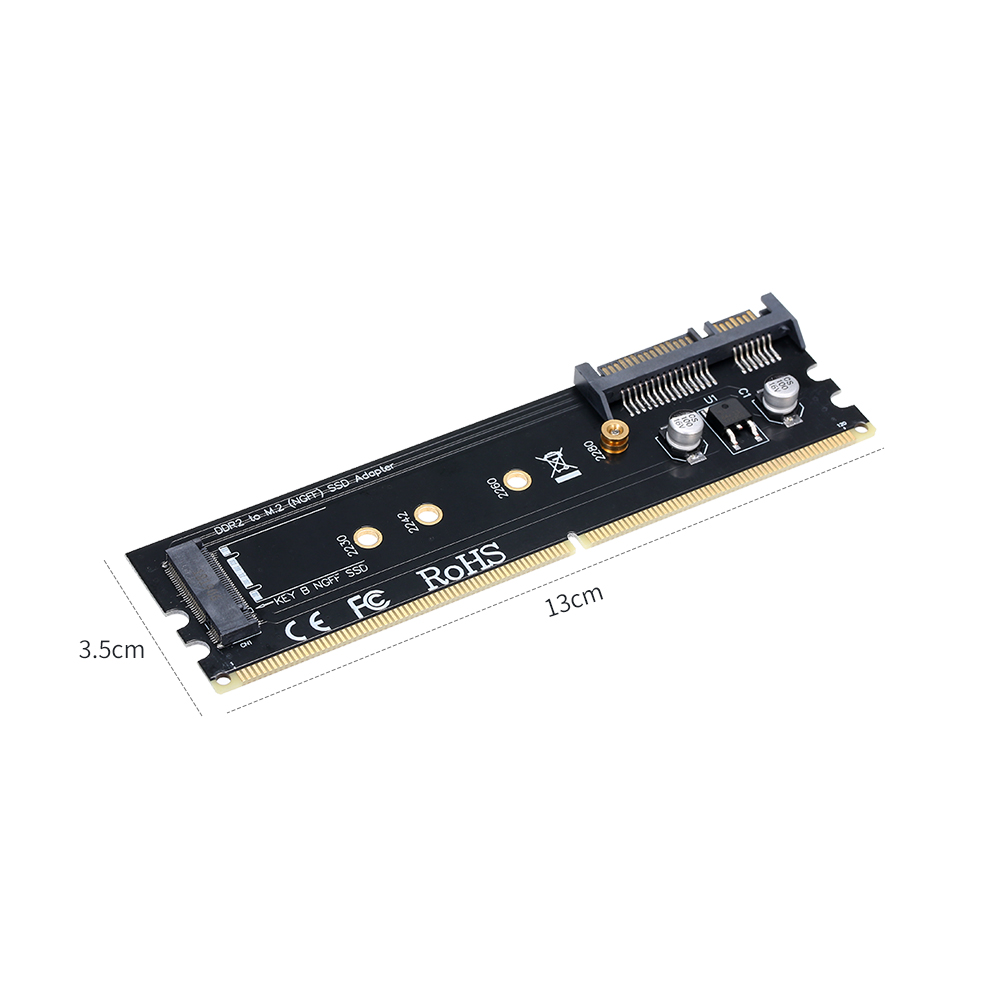 Bộ chuyển đổi ổ cứng DDR sang M.2 ATA sang M.2 B-key 2230/2242/2260/2280