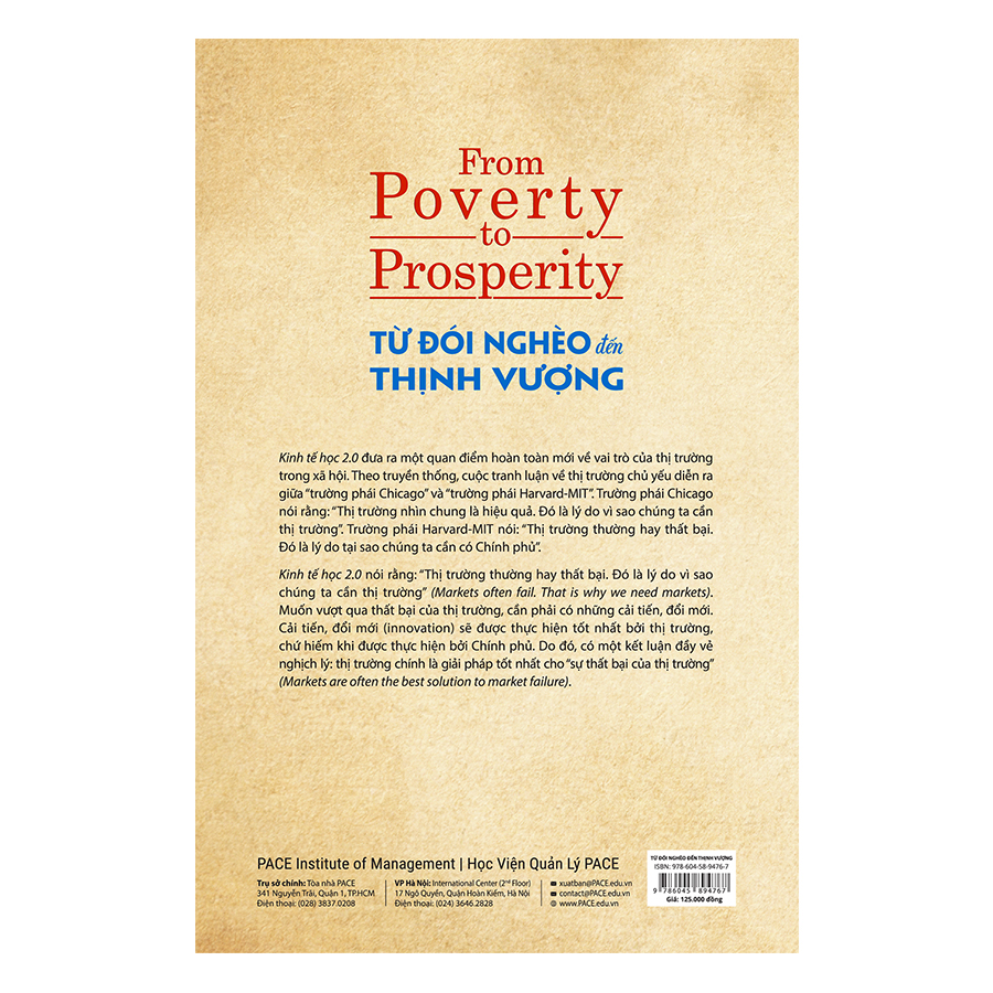 Hình ảnh Từ Đói Nghèo Đến Thịnh Vượng (From Poverty to Prosperity) - Arnold Kling, Nick Schulz - PACE Books