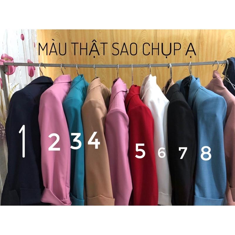 áo vest nữ cao cấp- Áo vest nữ màu trắng-áo blazer nữ phong cách hàn quốc 202