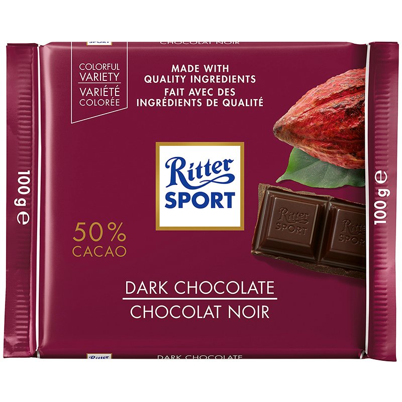 Sô cô la chocolate Ritter Sport Nhập Khẩu Đức -100gr