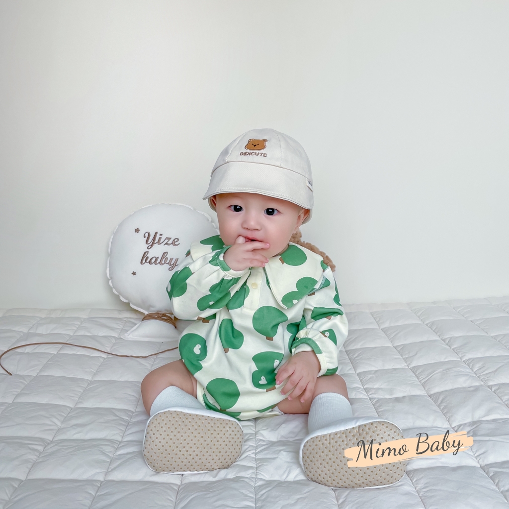 Mũ nón bucket thêu hình gấu style hàn quốc đáng yêu cho bé MH227 Mimo Baby