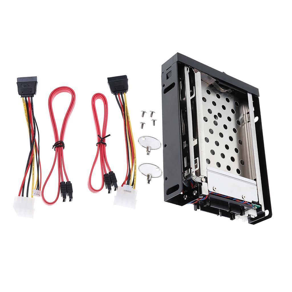Optical Drive Bay Trayless Mobile Rack Enclosure for 2.5inch SATA Hard Drive