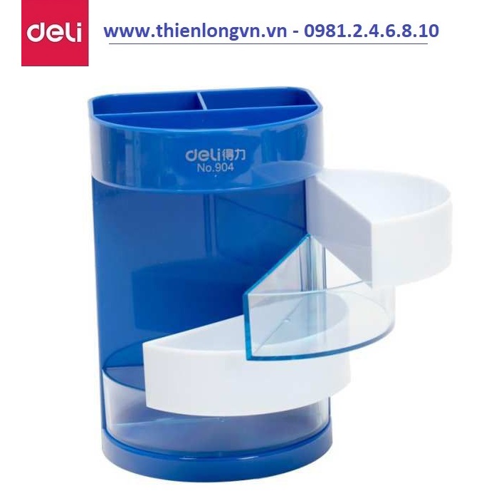 Khay cắm bút Deli 904 màu xanh