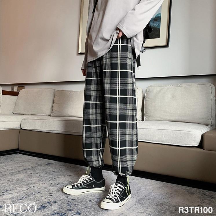 Quần vải nam Hàn Quốc cao cấp dáng rộng Trousers Loose R3TR100 Unisex