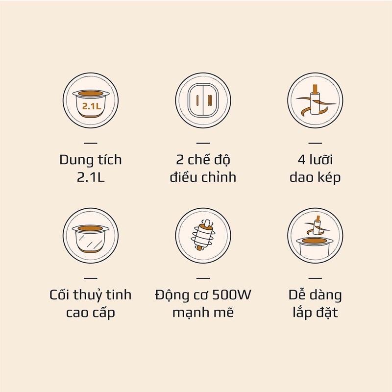 Máy Xay Thịt Thực Phẩm Đa Năng OLIVO FC21 Cao Cấp - Thương Hiệu Mỹ