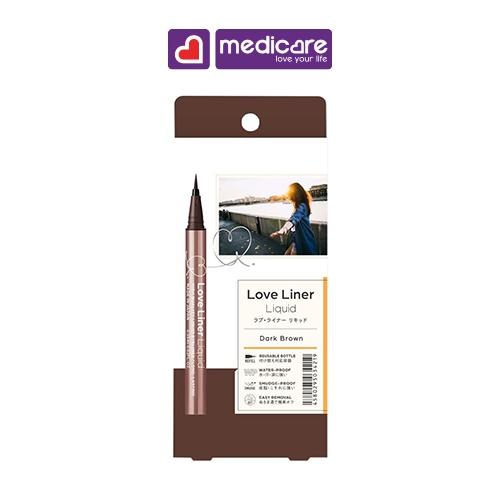 LOVELINER Bút kẻ mắt chống nước Liquid 0.55ml