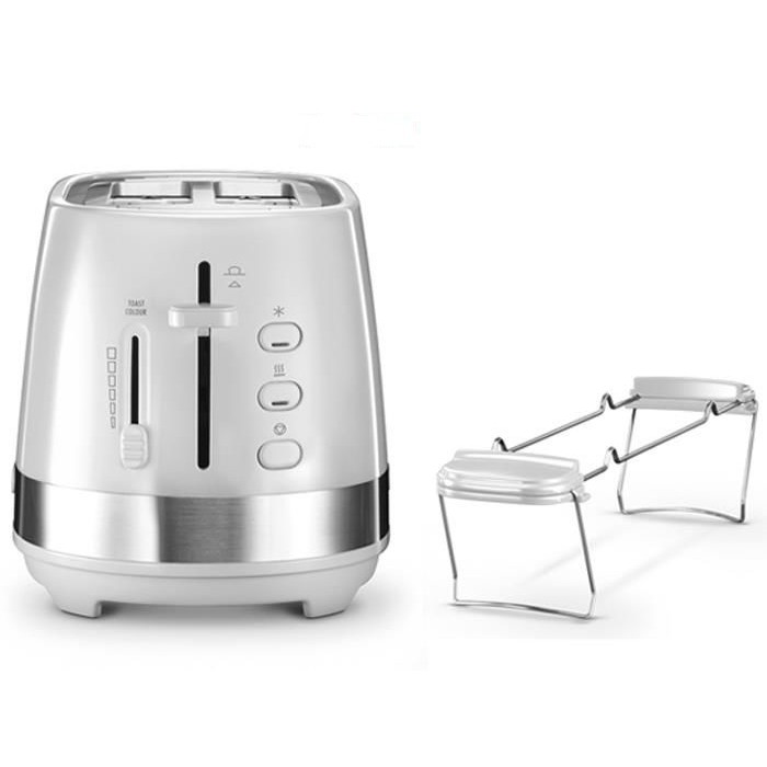Máy Nướng Bánh Mì Delonghi CTLA2103.W - Trắng - Hàng chính hãng