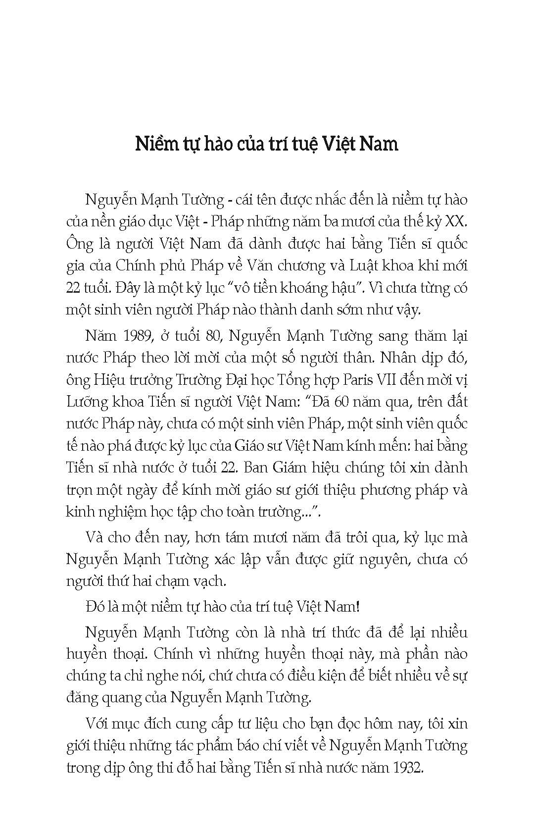 Niềm Tự Hào Của Trí Tuệ Việt Nam