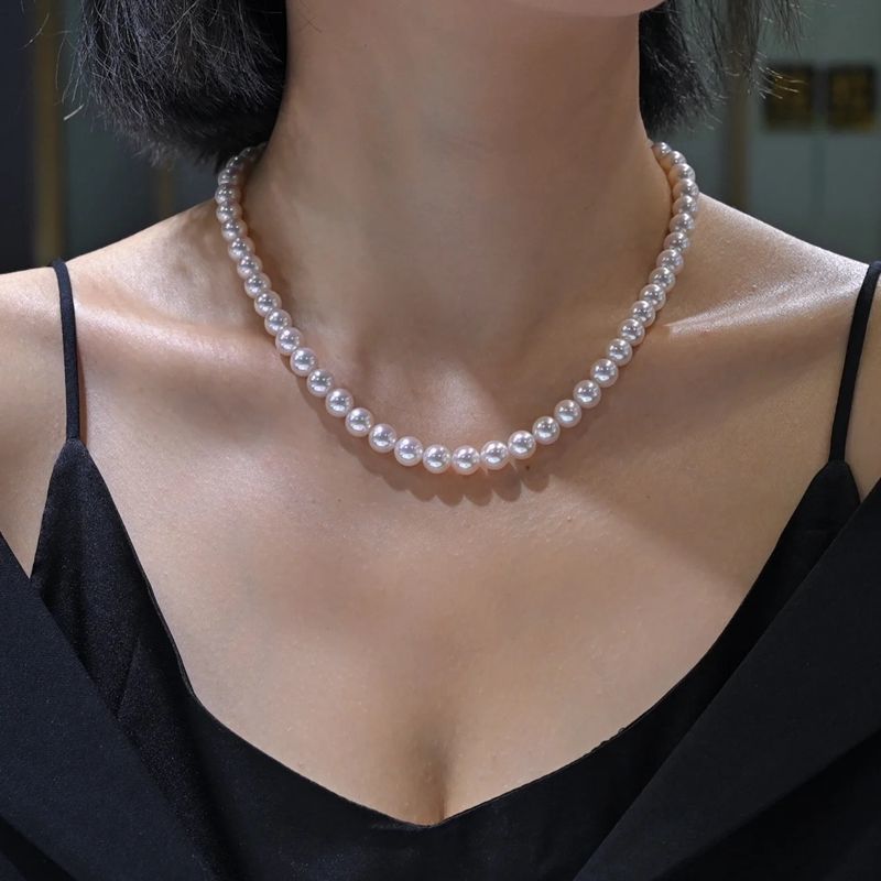 Dây chuyền vòng cổ ngọc trai nữ tính nhiều mẫu hot tiểu thư phong cách Hàn Quốc nàng thơ nhẹ nhàng