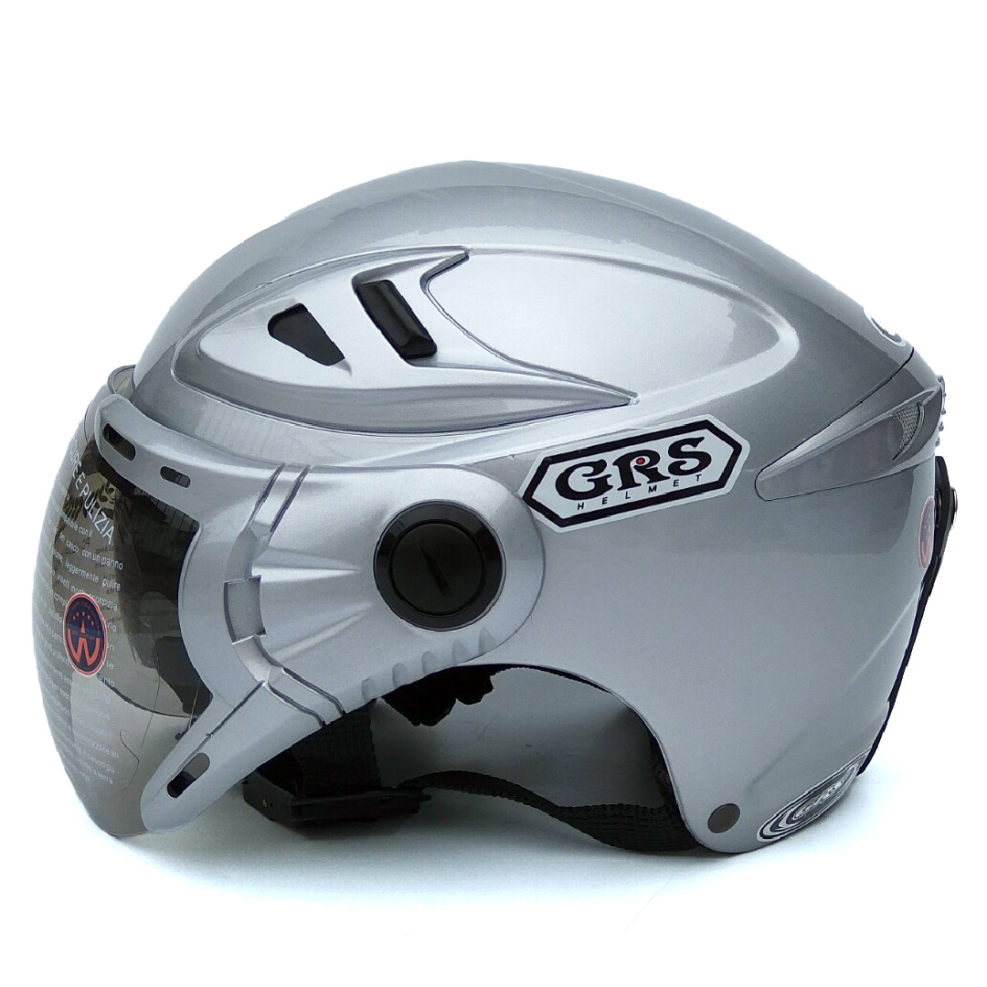 Mũ bảo hiểm nửa đầu GRS A966K - 2 Lớp kính - Tháo được lót