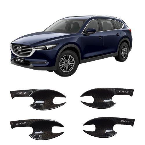ỐP TAY CỬA, HÕM CỬA VÂN CARBON DÀNH CHO XE MAZDA CX8