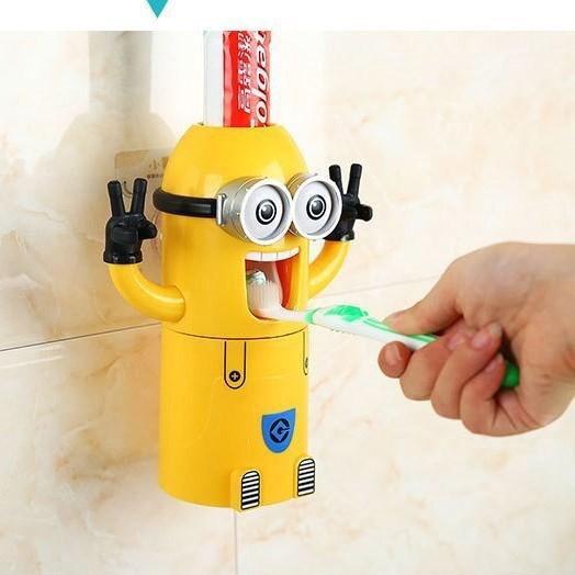 BỘ NHẢ KEM ĐÁNH RĂNG MINION SIÊU CUTE, DỄ THƯƠNG - Gutyhome