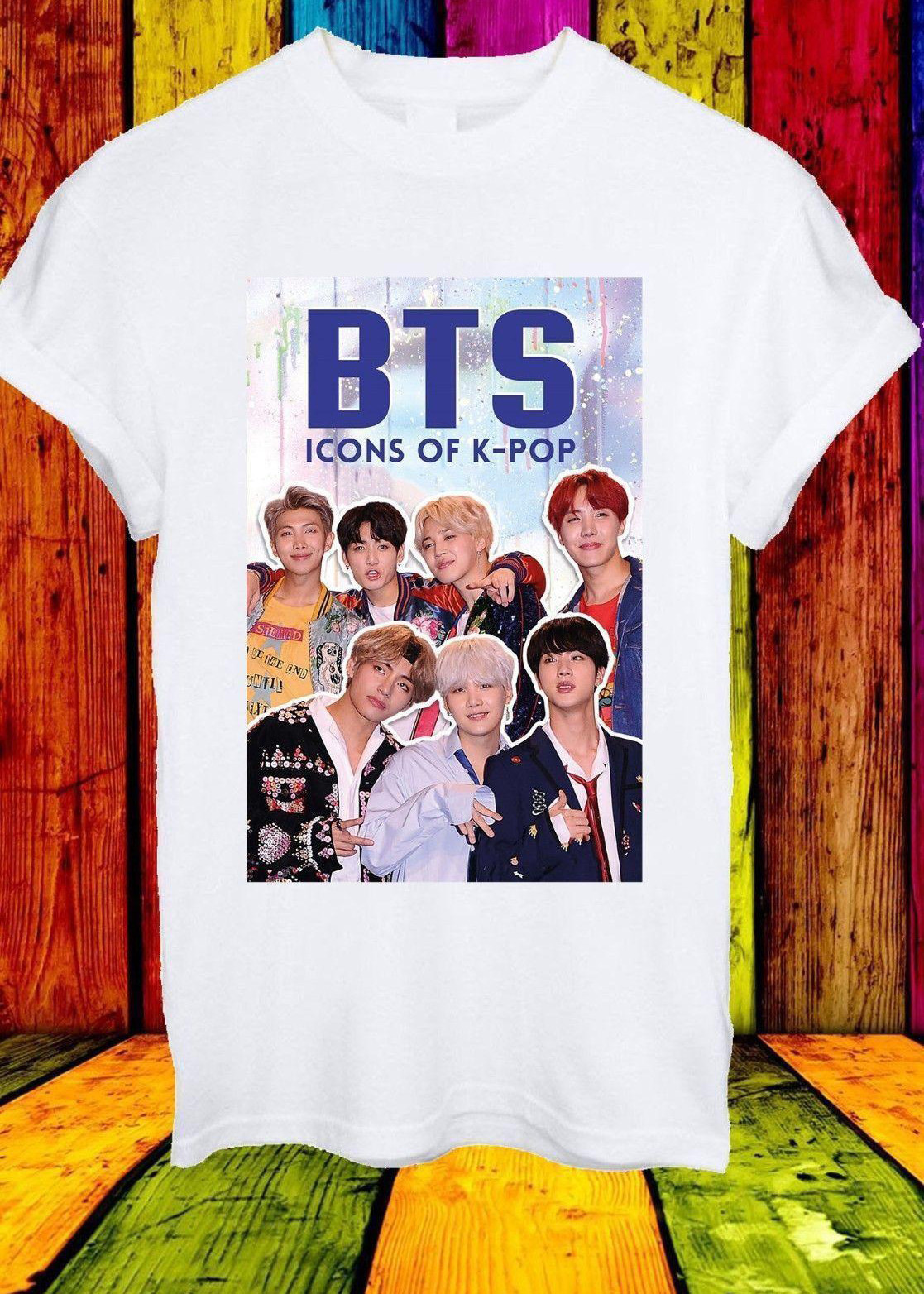 Áo phông thun BTS ICONS OF K-POP