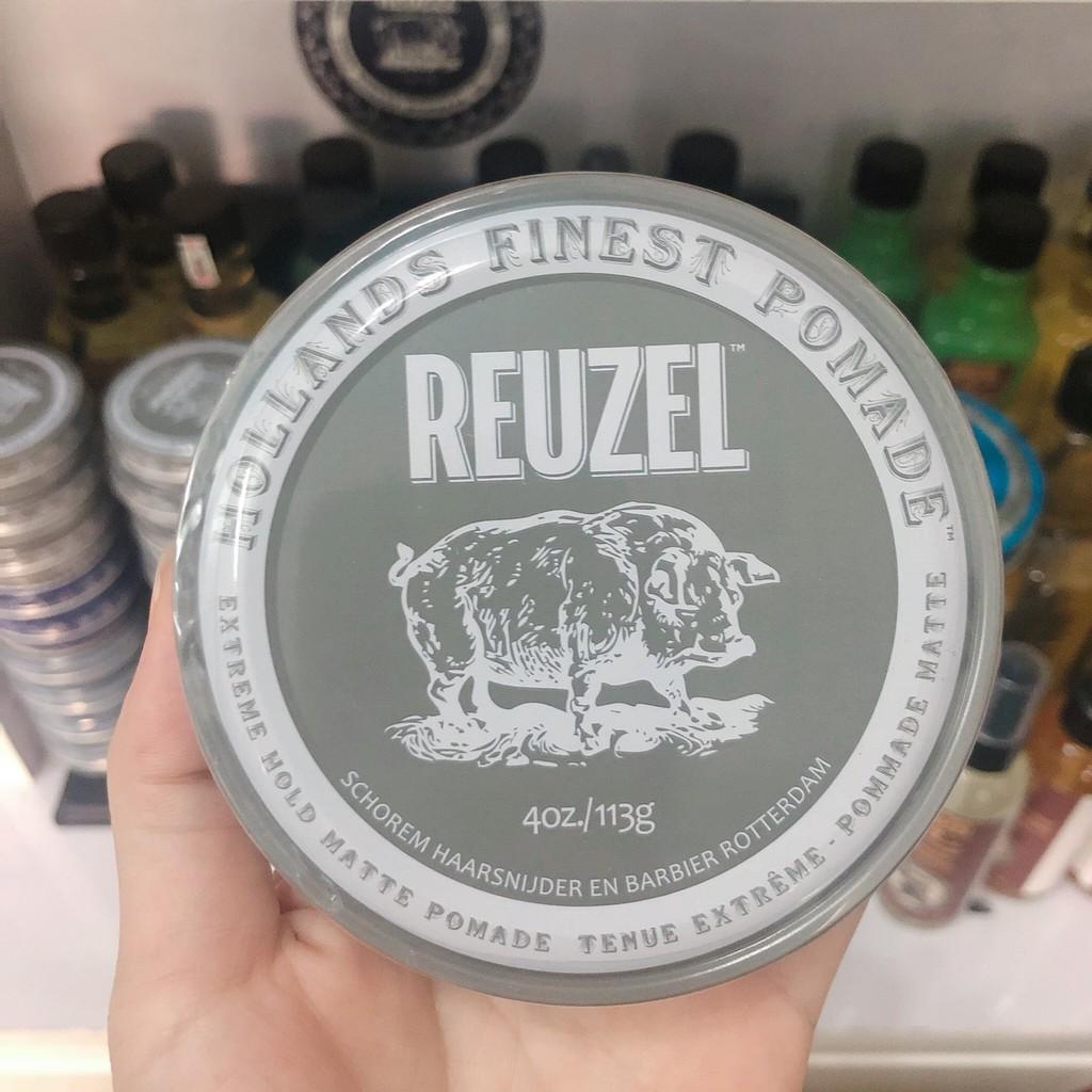 Sáp tạo kiểu tóc Reuzel Extreme Hold Matte Pomade giữ nếp siêu cứng