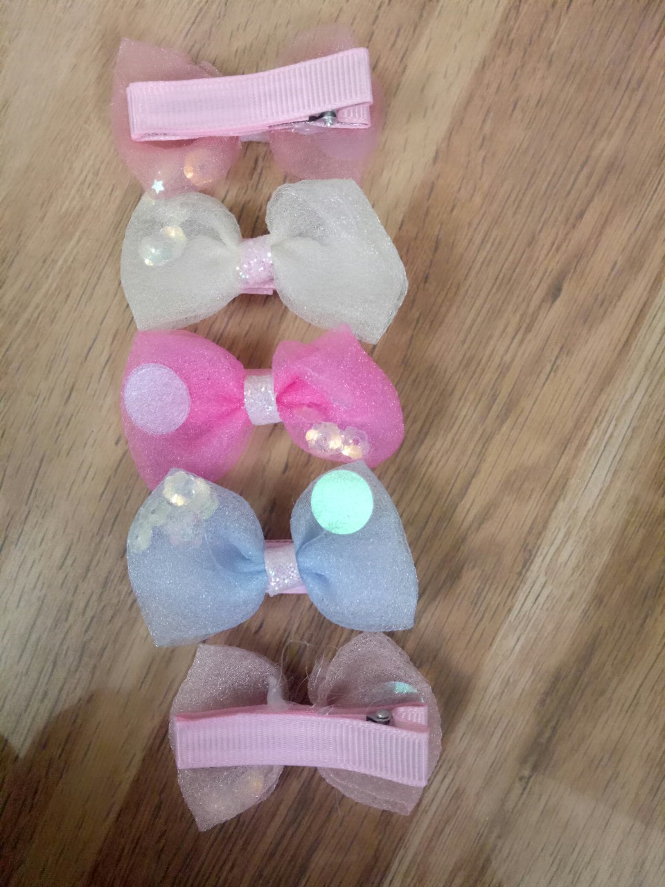 Set 7 kẹp tóc công chúa siêu xinh dễ thương cho bé gái