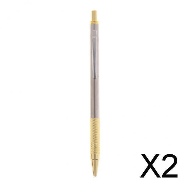 2xTungsten Carbide Scriber Pen Engraving Tool for Metal Glass Ceramic 2 gold