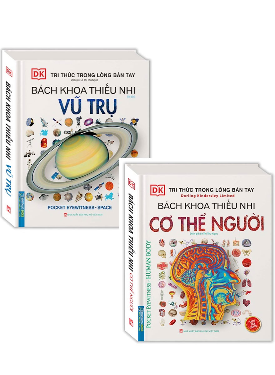 Combo Tri Thức Trong Lòng Bàn Tay - Bách Khoa Thiếu Nhi: Vũ Trụ + Cơ Thể Người _MT