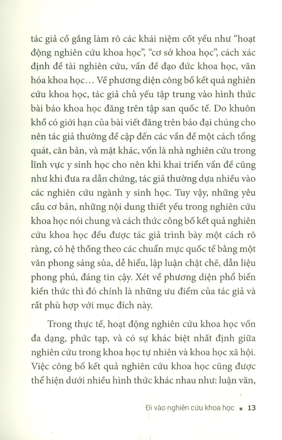 Đi Vào Nghiên Cứu Khoa Học Tái Bản 2024