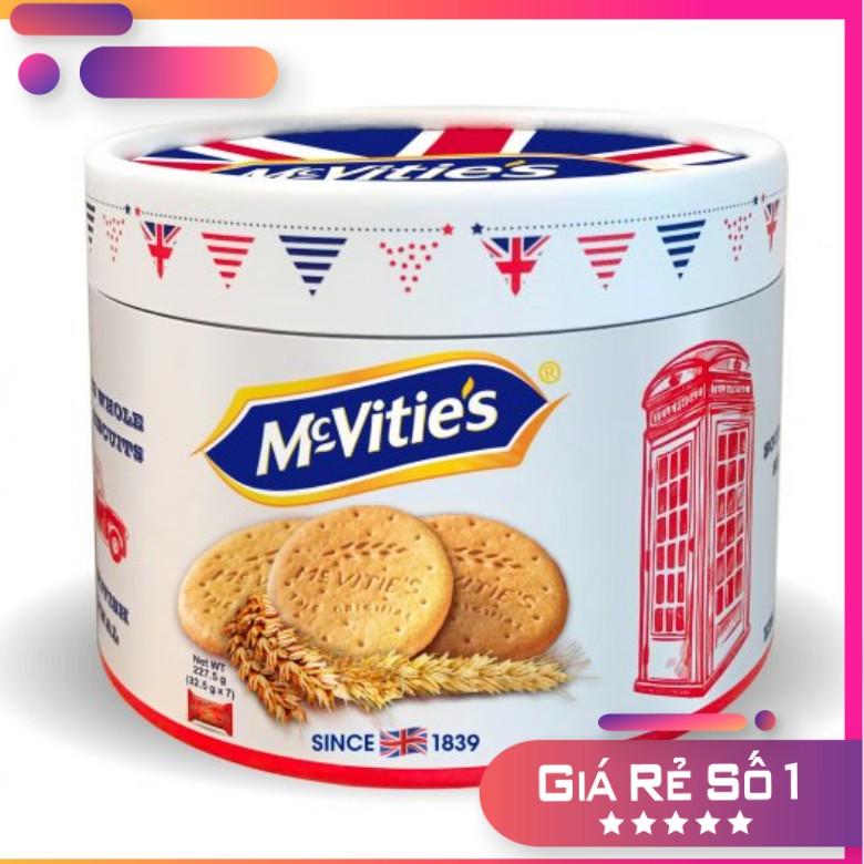 Hộp bánh McVitie's Digestive mini vị truyền thống 227.5g