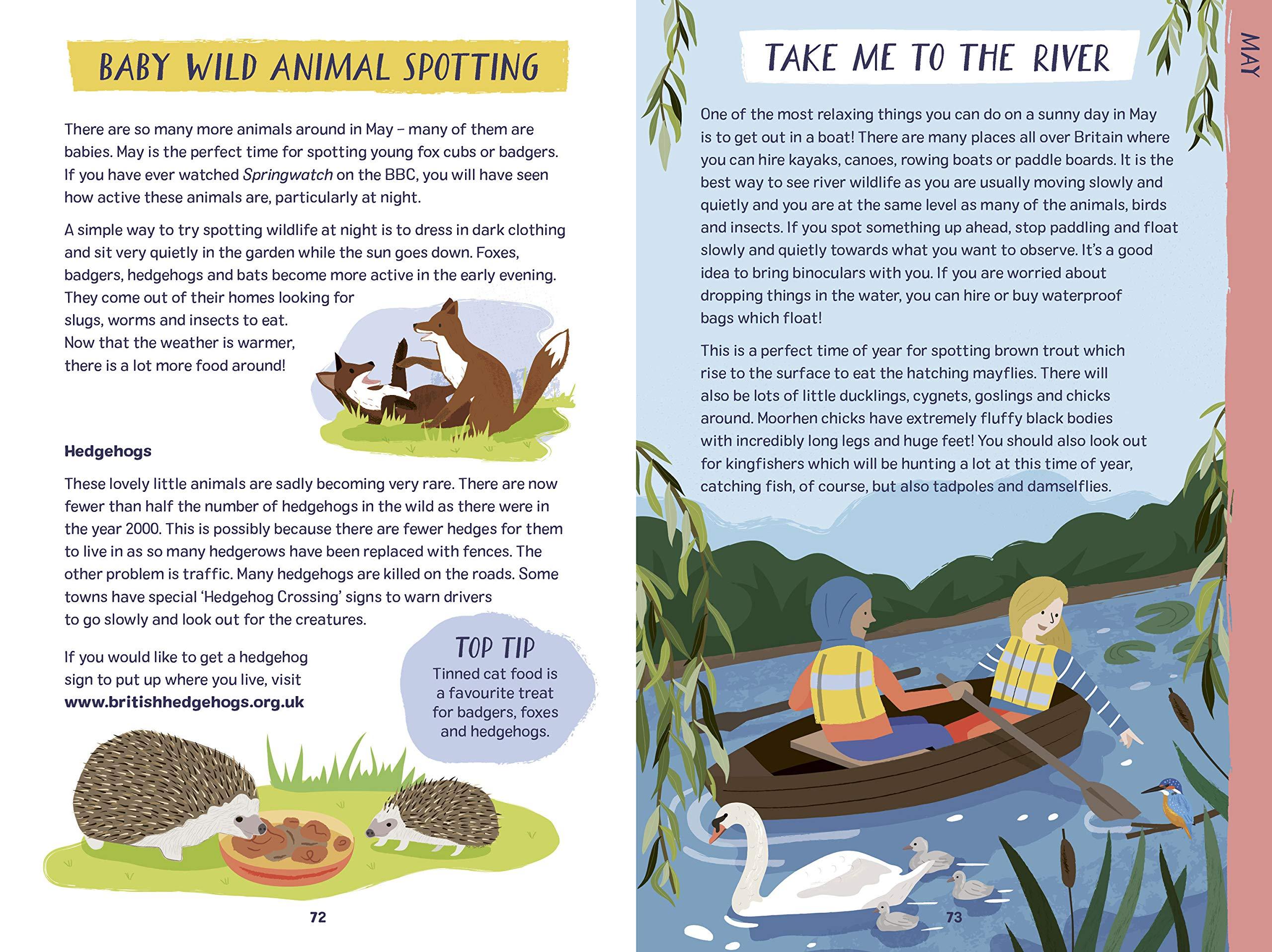 Sách ngoại văn: National Trust: 2021 Nature Month-By-Month: A Children's Almanac