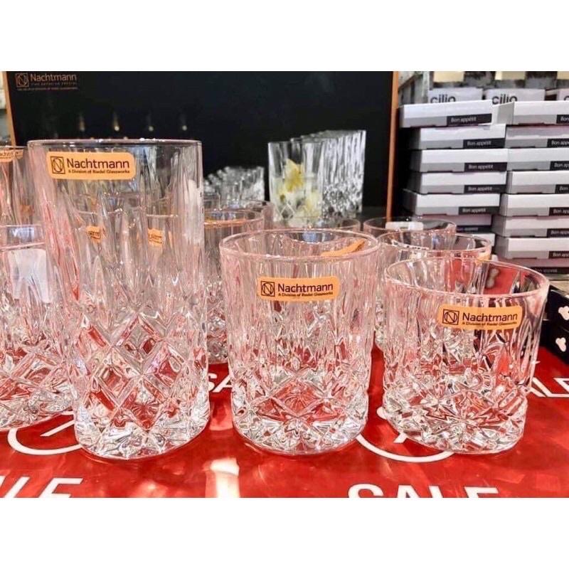 Tách set 6 cốc pha Lê nachtman Noblese 295ml