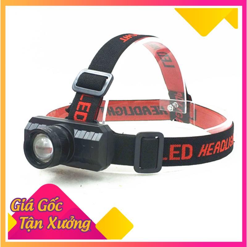 Đèn Đội Đầu Headlamp Zoom 3 Chế Độ Sáng Dùng Pin Sạc 1 Bóng  TP'S