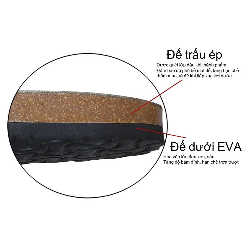 Giày đế trấu EVA in hoa văn quai Rọ chiến binh (Size 35-39)