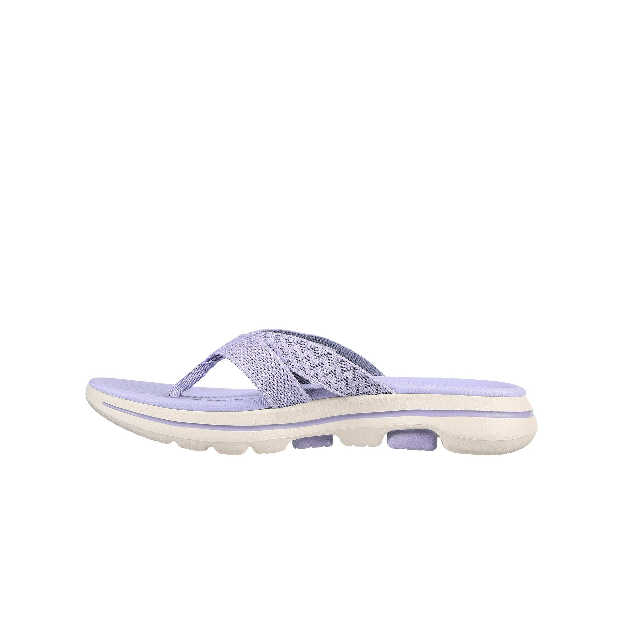 Dép xỏ ngón nữ Skechers Go Walk 5 - 140085-PUR