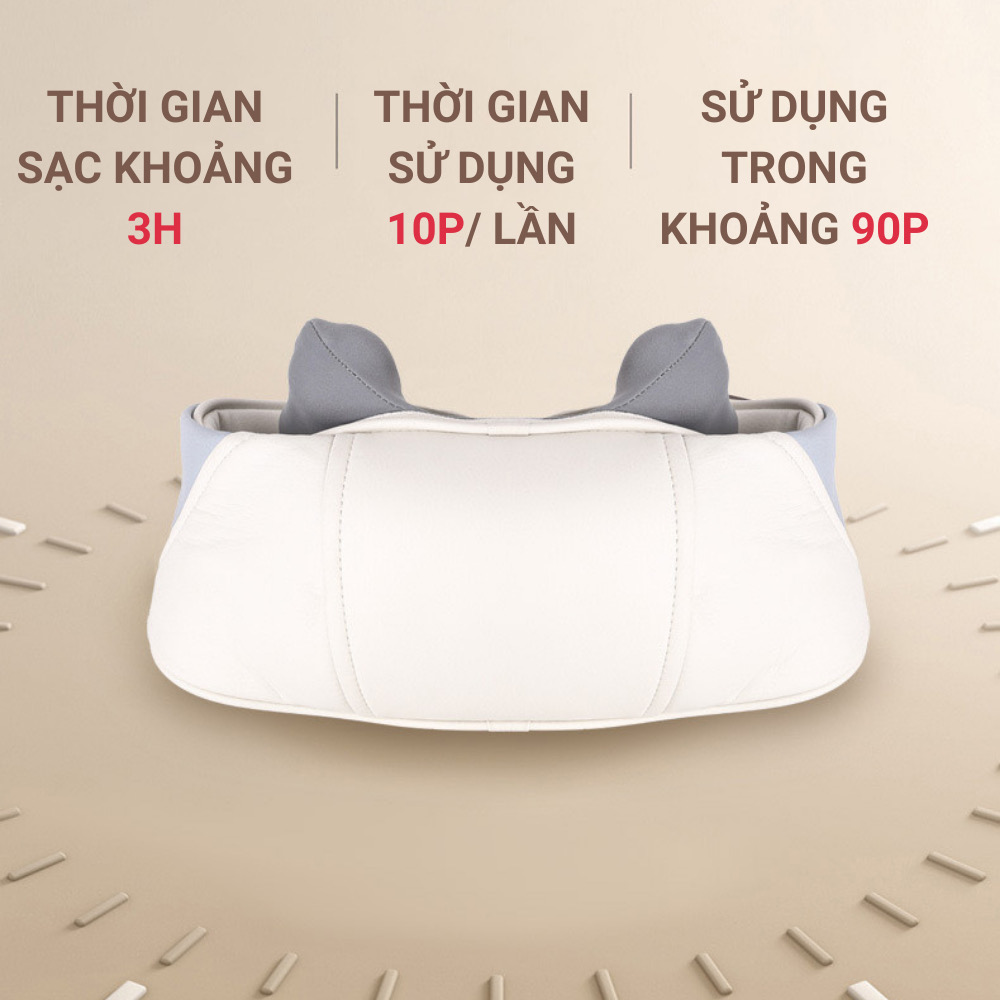 Máy Massage Cổ Vai Gáy , Kỹ Thuật Massage Trị Liệu , Cải Thiện Sức Khỏe Tổng Thể Dành Cho Văn Phòng-Người Cao Tuổi
