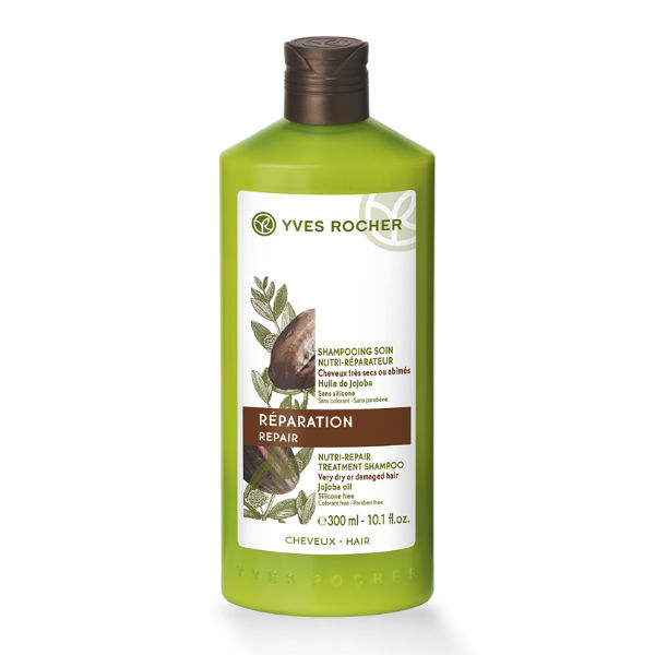 Dầu Gội Phục Hồi Tóc Hư Tổn Nutri-Repair Treatment Shampoo Yves Rocher (300 ml)