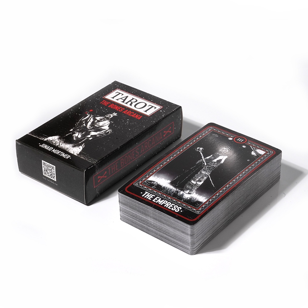 Bộ bài The Bones Arcana Tarot 78 lá bài đá thanh tẩy