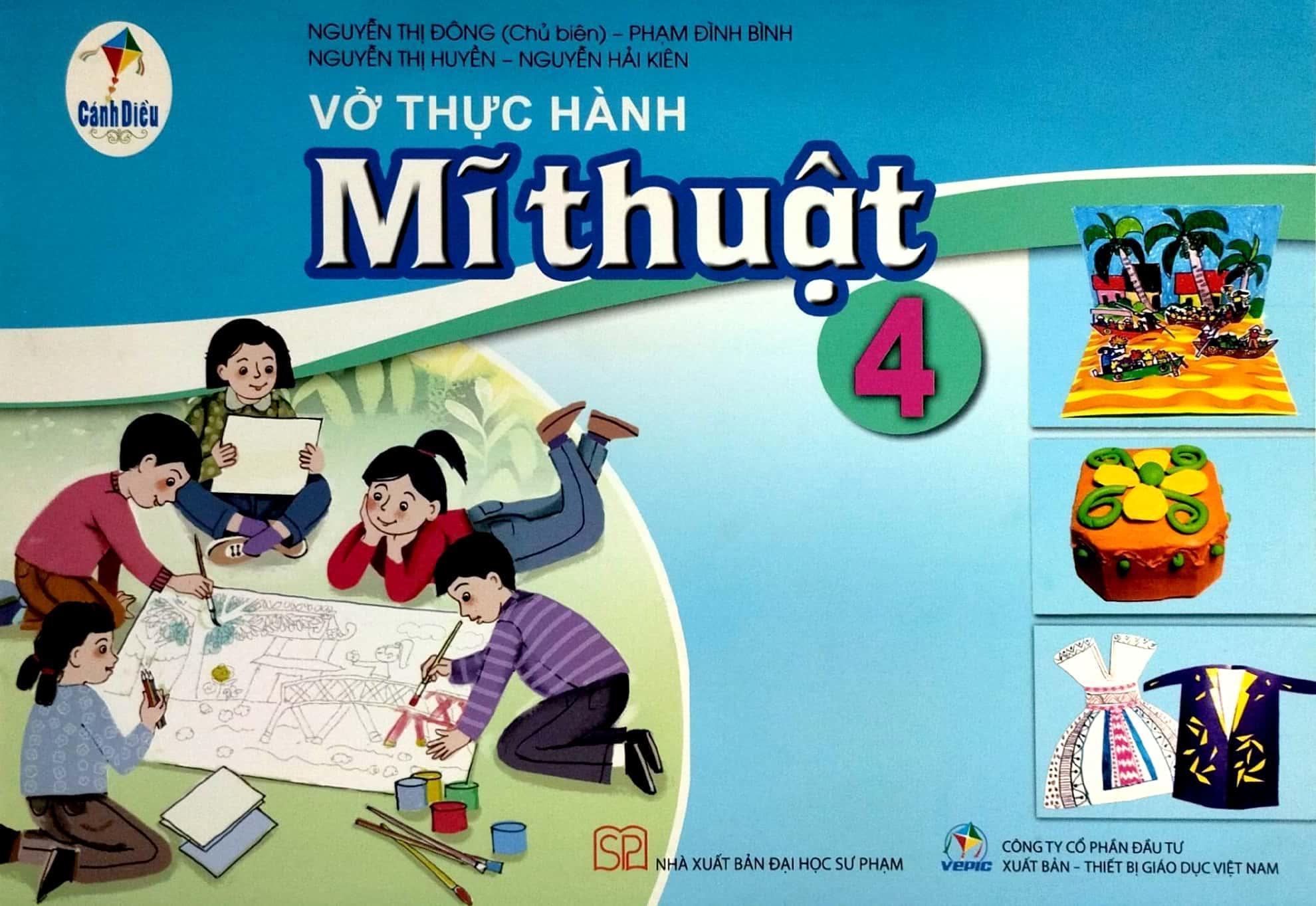 Vở Thực Hành Mĩ Thuật 4 (Cánh Diều) (2023)