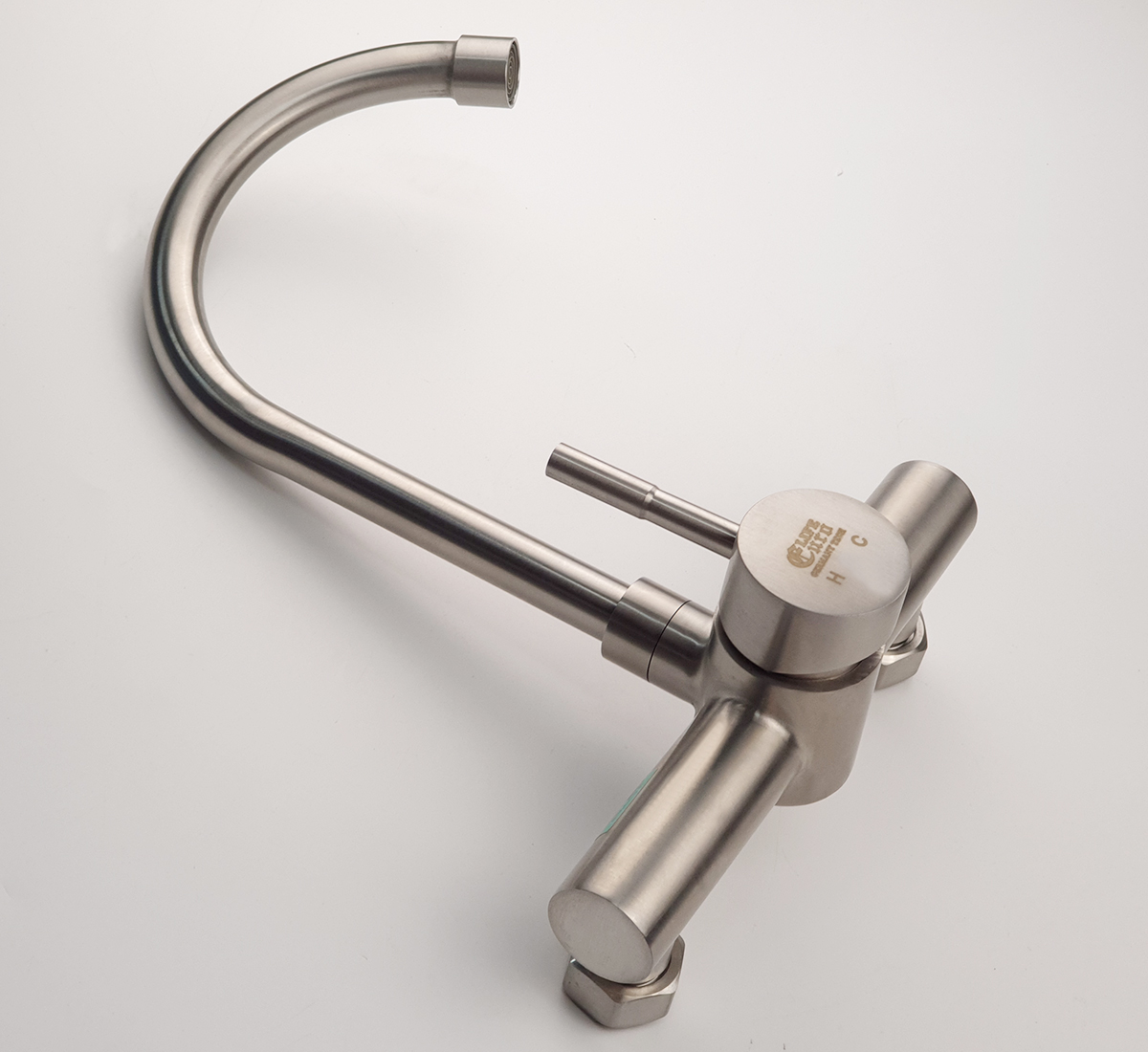 Vòi rửa chén nóng lạnh âm tường Inox SUS 304 Eurolife EL-T018AT