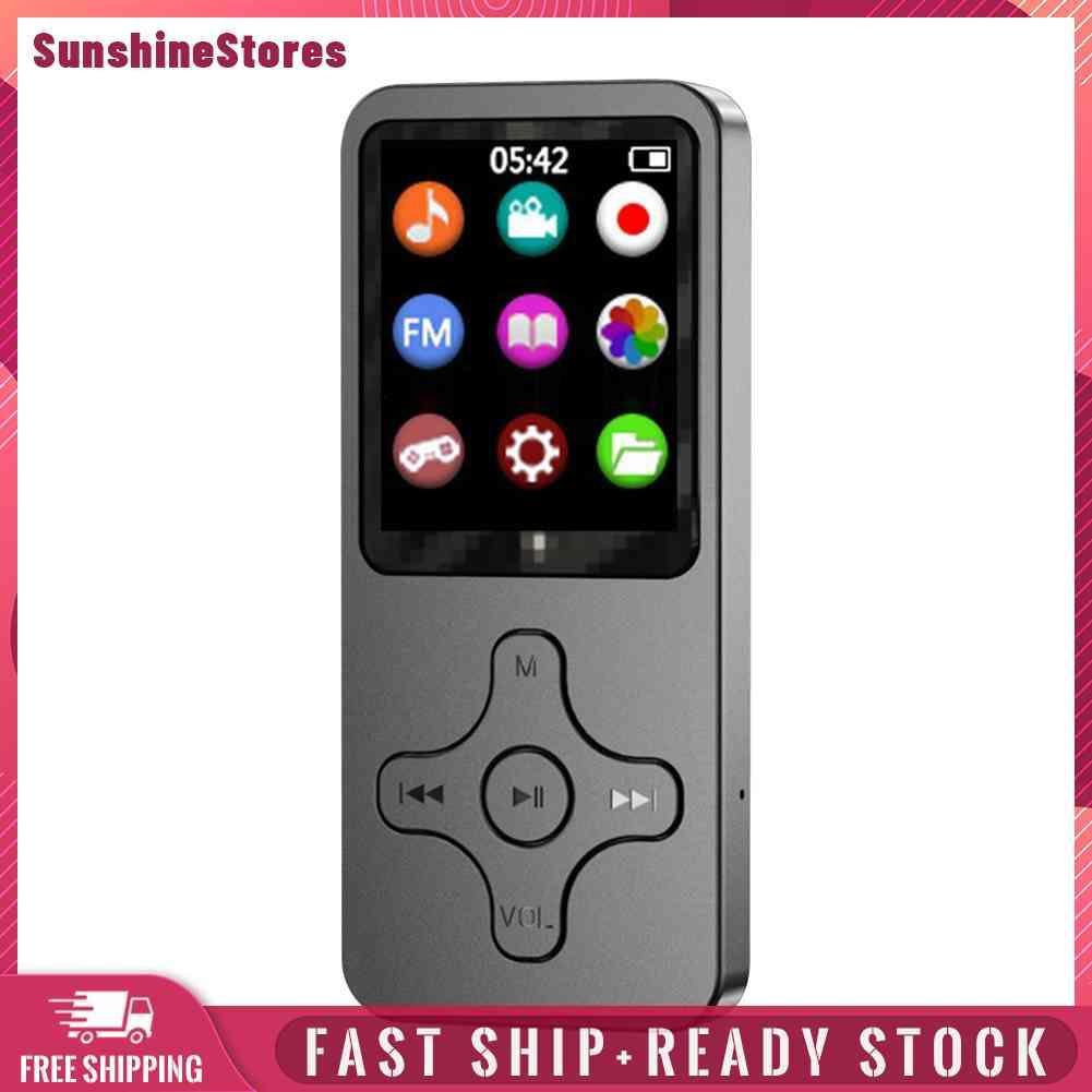 ☼Yimumiya ☼ Máy Nghe Nhạc MP4 Video MP3 FM Radio Bluetooth 5.0 Đi Bộ Dành Cho Học Sinh